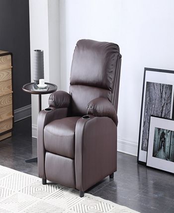 Hodedah recliner with 2 cup holders store