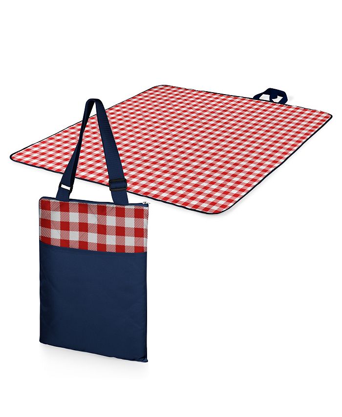 Oniva by Picnic Time Navy Vista Outdoor Picnic Blanket & Tote Macy's