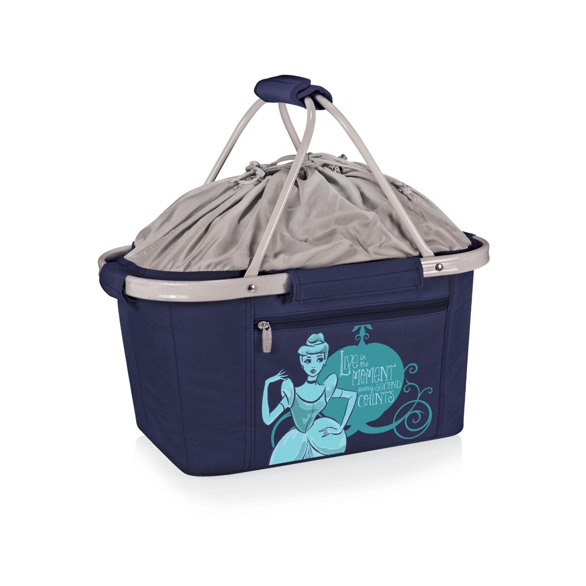 Disney's Cinderella Metro Basket Collapsible Cooler Tote - Navy
