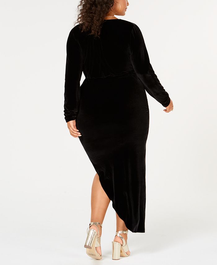 Rebdolls Plus Size Velvet Dress from The Workshop at Macy's - Macy's