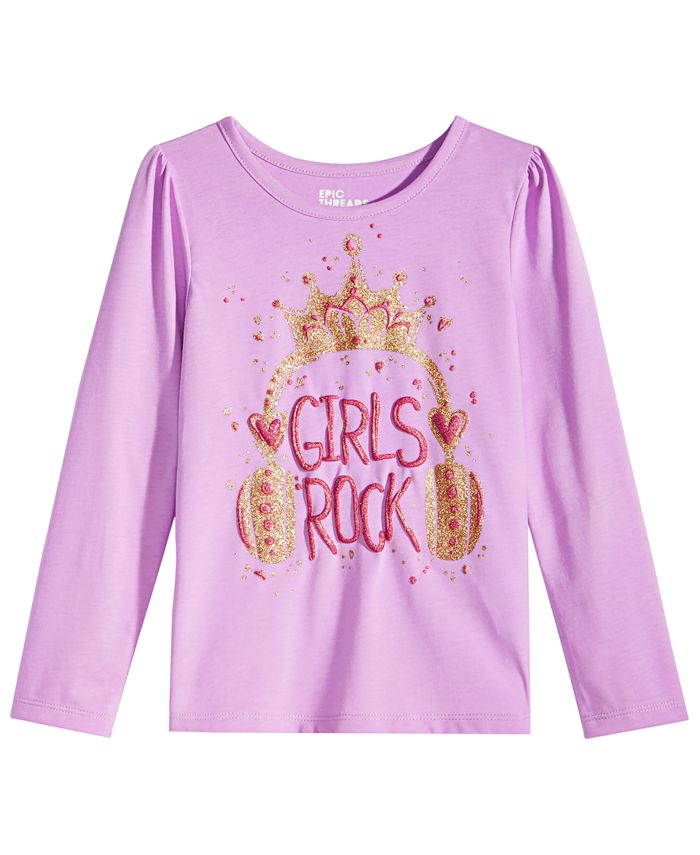 Epic Threads Little Girls T-Shirt, Created for Macy's - Macy's