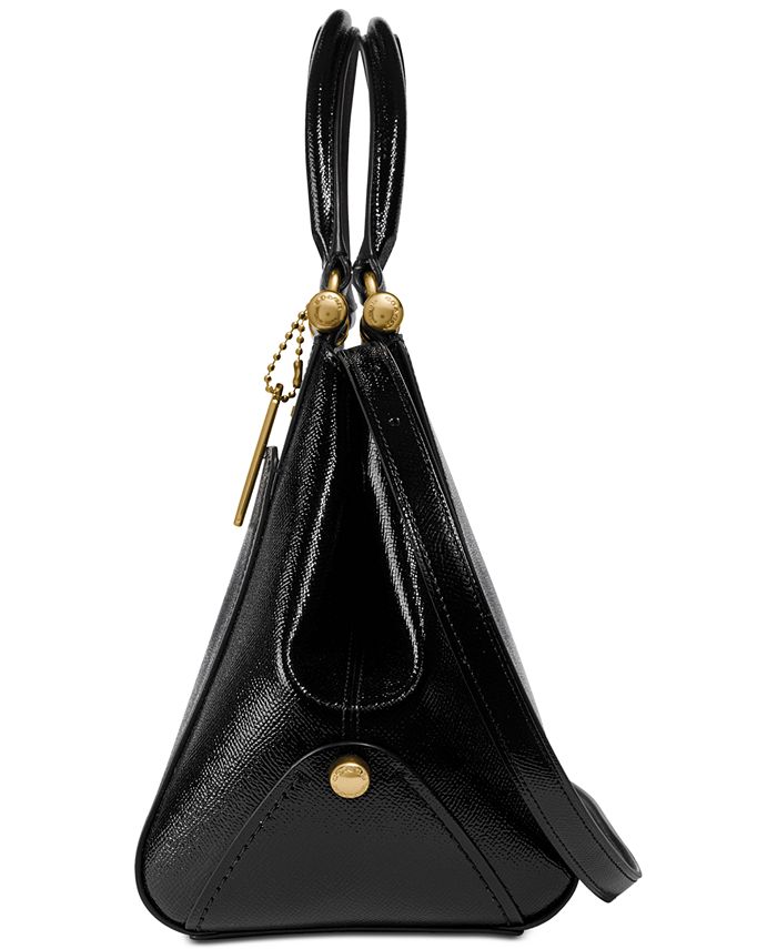 Coach grace bag store in crossgrain patent leather