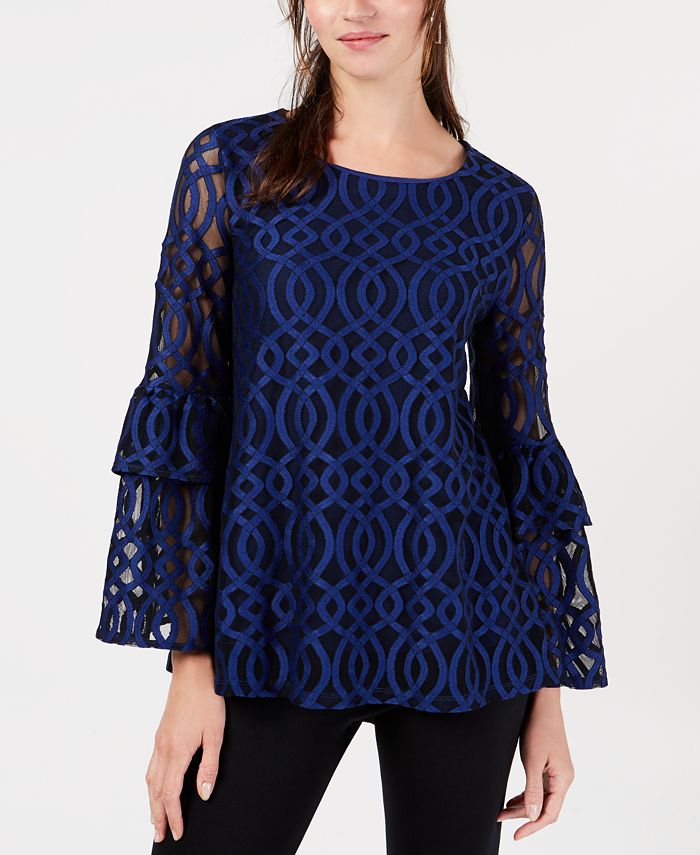 Alfani bell sleeve best sale top