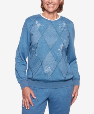 Alfred dunner petite sweatshirts online