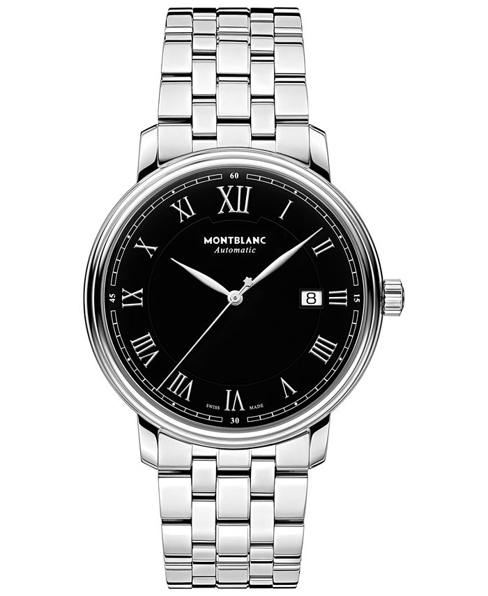 Montblanc Men's Swiss Automatic Tradition Date Stainless Steel Bracelet ...
