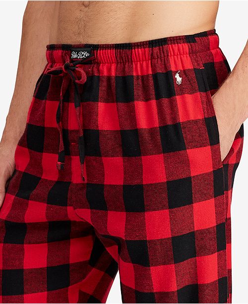 Polo Ralph Lauren Men's Plaid Flannel Pajama Pants - Pajamas, Lounge & Sleepwear - Men - Macy's