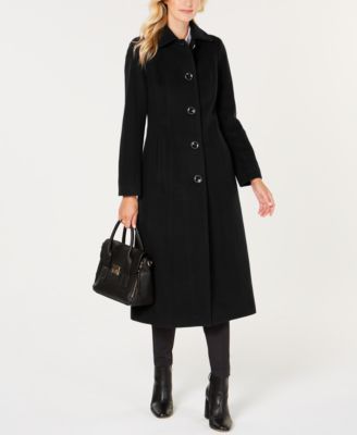 anne klein black coat