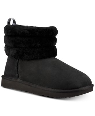 macy's black ugg boots