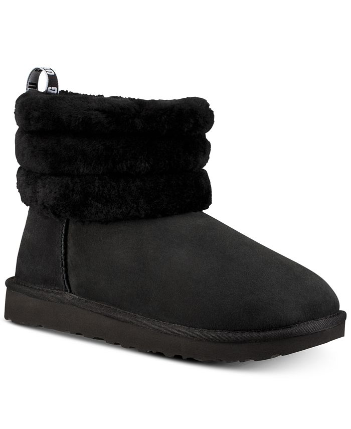 UGG® Women's Fluff Mini Quilted Boots - Macy's