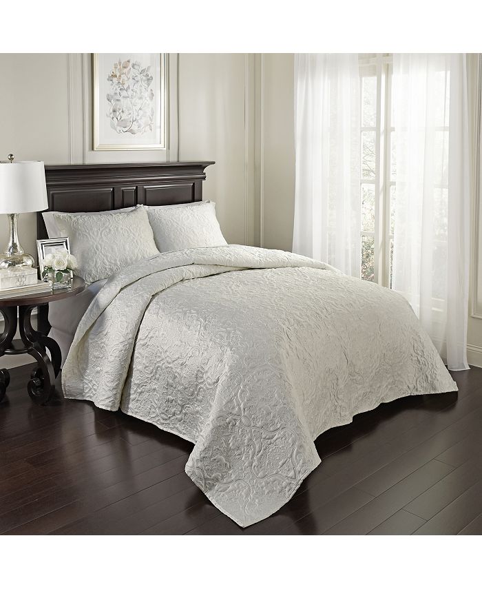 Ellery Homestyles BeautyrestValentre 3 Piece Queen Coverlet Set Macy's