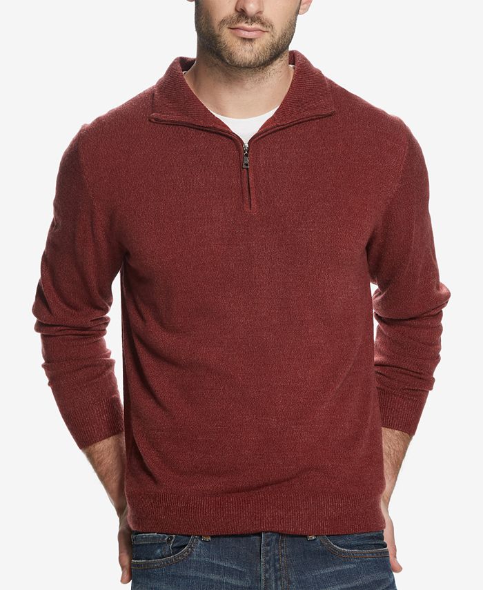 Weatherproof Vintage Men's Soft Touch 1/4-Zip Sweater - Macy's