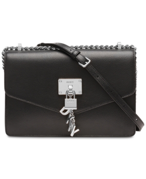 Dkny Elissa Leather Chain Strap Shoulder Bag, Created For Macy's In ...