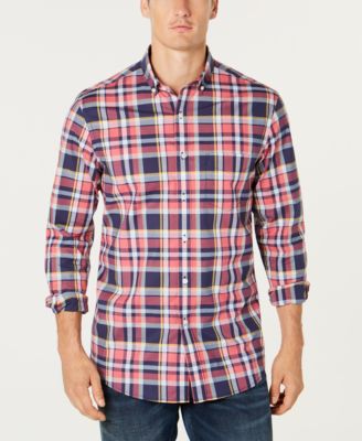 Club Room Men's Sarason Plaid Shirt 