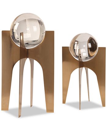 Uttermost - Ellianna Crystal Spheres Set of 2