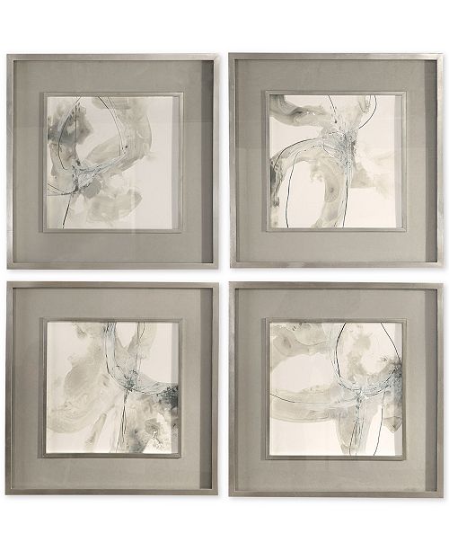 Uttermost Divination Abstract Art Set of 4 & Reviews - Wall Art - Macy's