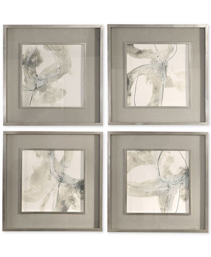 Uttermost - Divination Abstract Art Set of 4