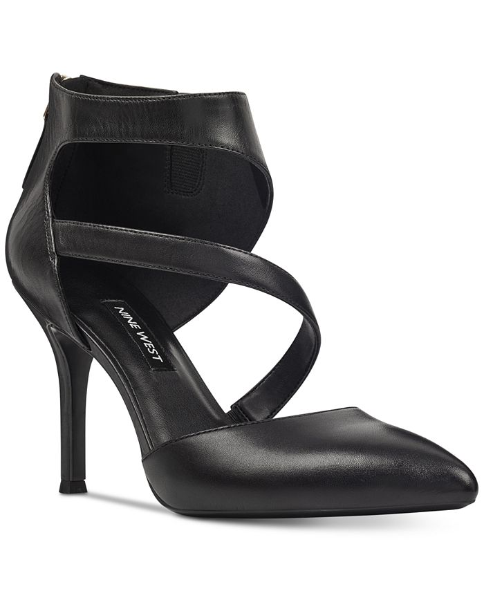 Nine West Forty Asymmetrical Strappy Pumps Macy s