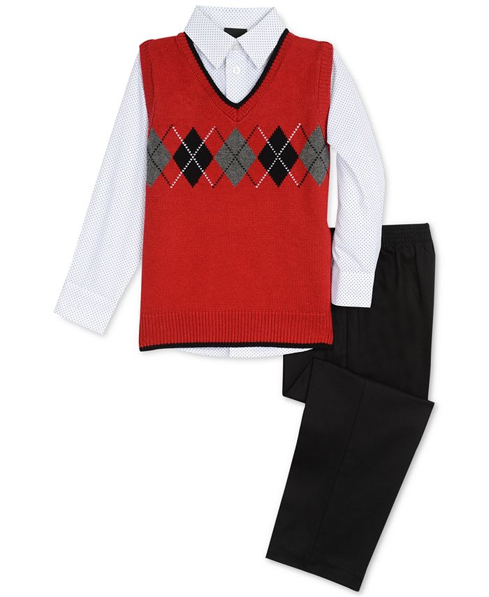 Boys argyle sweater best sale vest