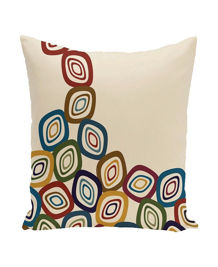 E by Design 16 Inch Off White Decorative Abstract Throw Pillow Macy's