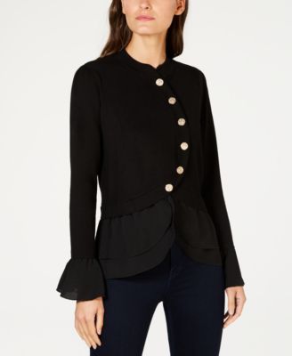 INC International Concepts - Tiered Sweater Jacket