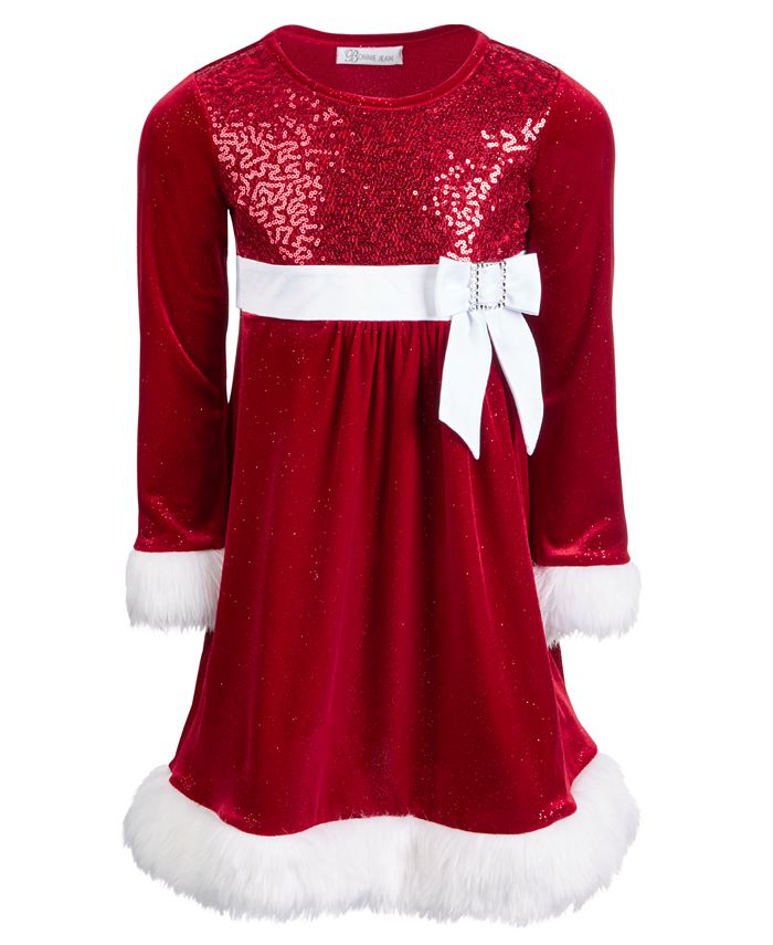 Bonnie Jean Little Girls Santa Dress Macy's