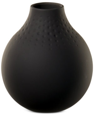 Villeroy & Boch Black Perle Vase No.3