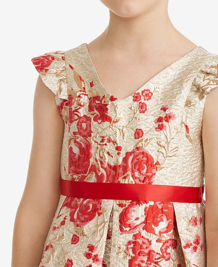 Rare Editions Toddler Girls Sleeveless Brocade Party Dress