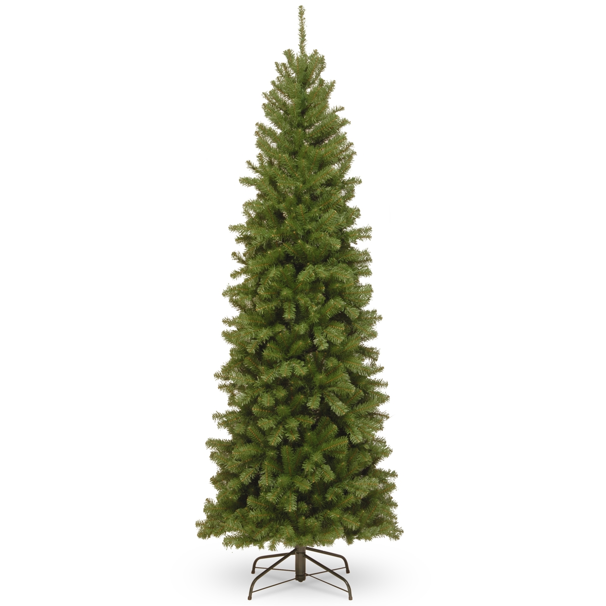National Tree 7 .5' North Valley Spruce Pencil Slim Tree - Green