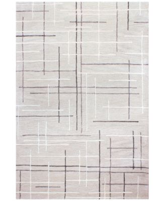 Hotel Collection CLOSEOUT!  Area Rug, City Grid CG1 2' x 3', Created for Macy's