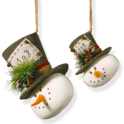 National Tree Company - National Tree Snowman Ornament Set
