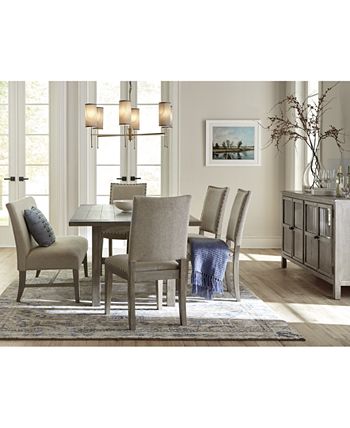 Furniture - Parker Dining , 7-Pc. Set (Table & 6 Side Chairs)