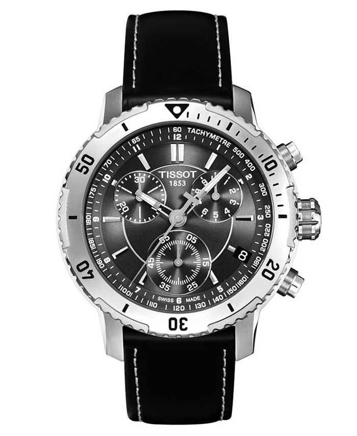 Tissot prs 200 black store