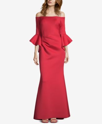 macy's betsy and adam red dress