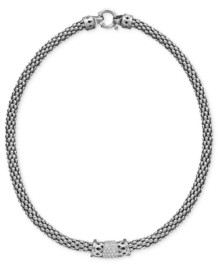 Macy's silver top chains
