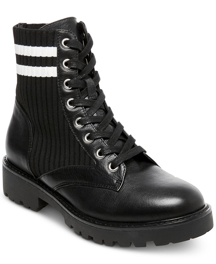 Steve Madden Hills Knit Combat Booties Macy s