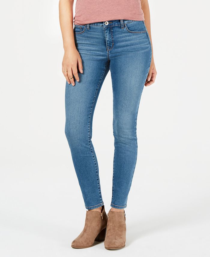Style & Co Petite Tummy-Control Skinny Jeans, Created for Macy's - Macy's