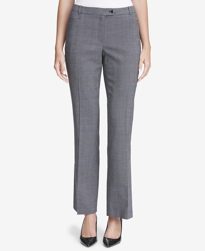 Calvin Klein Modern Plaid Pants & Reviews - Pants & Capris - Women - Macy's