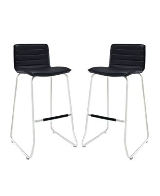Modway - Dive Bar Stool Set of 2 in Brown