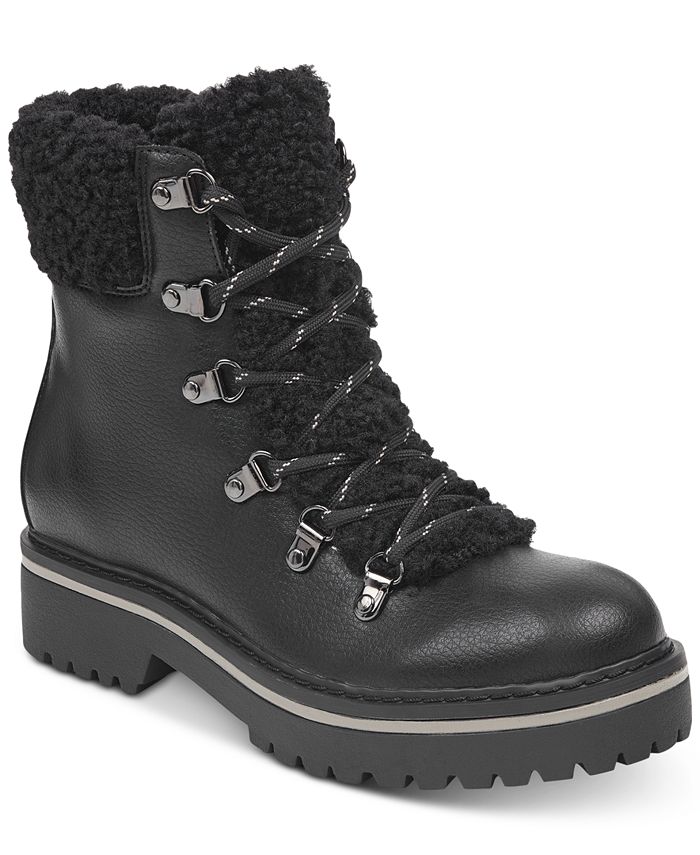 Tommy Hilfiger Women's Ron Lace-Up Winter Boots - Macy's