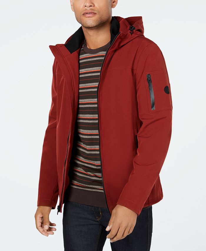 Calvin Klein Men's Soft Shell Jacket with Fleece Lining & Reviews - Coats &  Jackets - Men - Macy's
