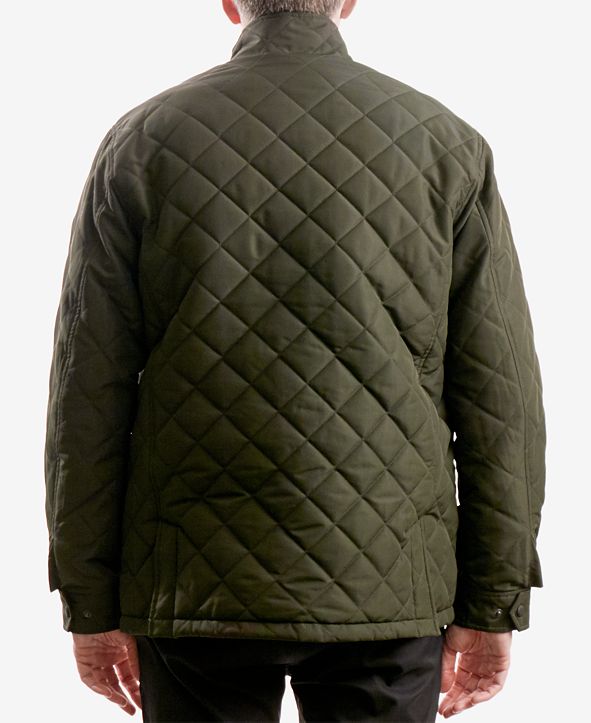 Hawke & Co. Outfitter Men's Cavell Diamond Quilted Filed Coat & Reviews ...