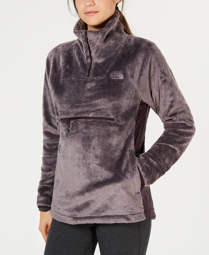 The North Face Osito Hybrid Fleece Quarter-Zip Jacket - Macy's