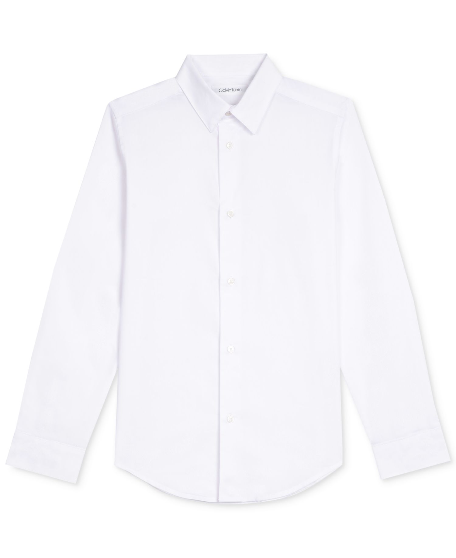 Little Boys Solid Stretch Poplin Shirt