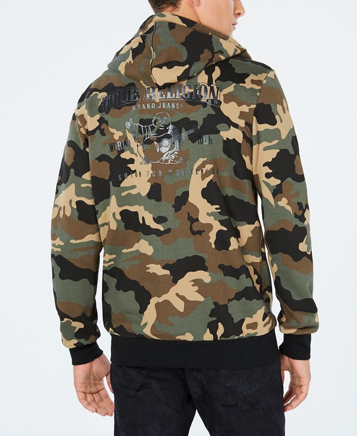 True religion red camo hoodie Clearance