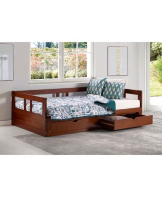 Melody Twin to King Trundle Daybed with Storage Drawers