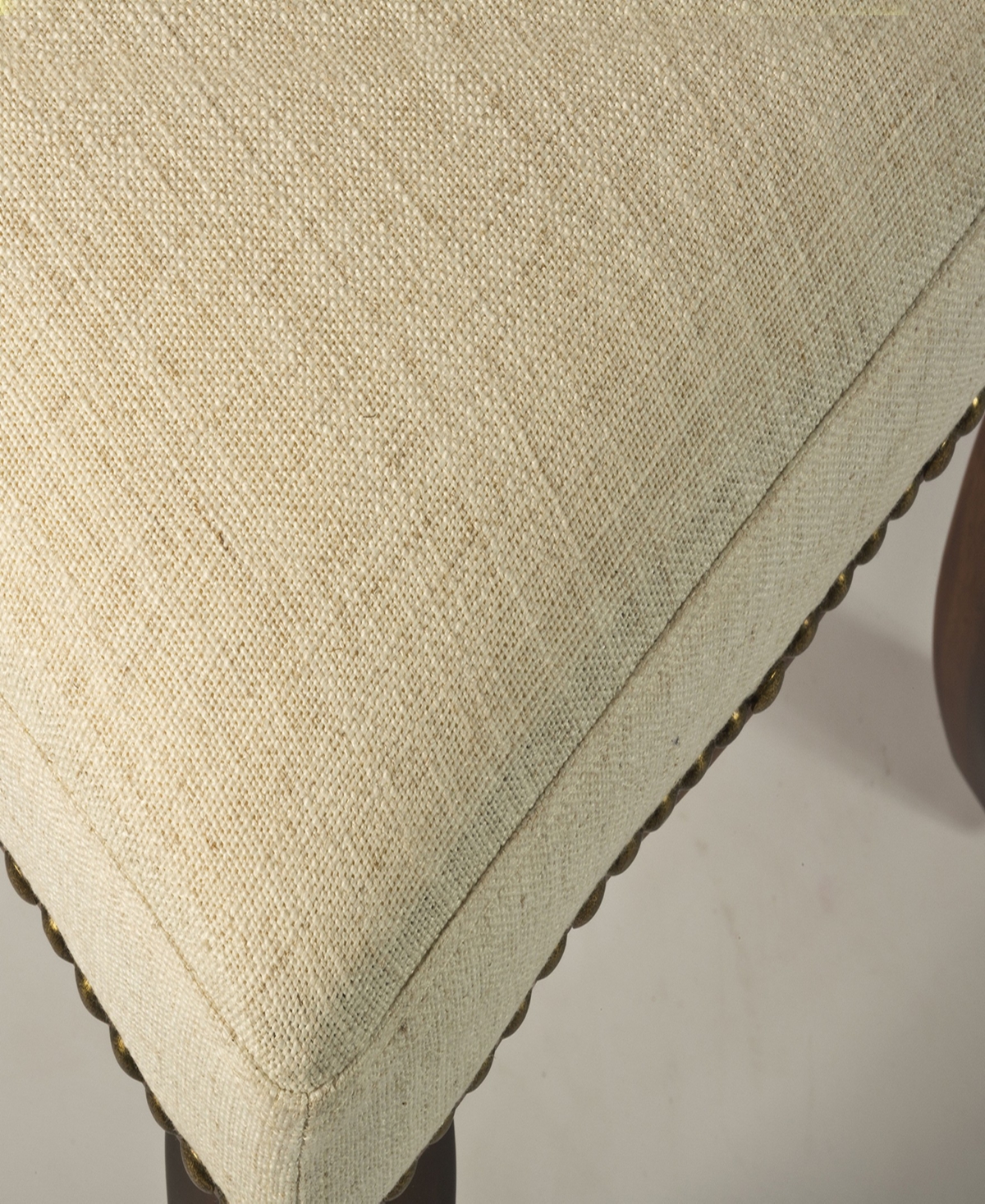 Hamilton Backless Vanity Stool with Nail Head Trim