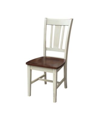 International Concepts - San Remo Slat back Chair, Set of 2