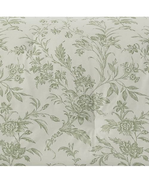 Laura Ashley King Natalie Pastel Green Comforter Set Reviews