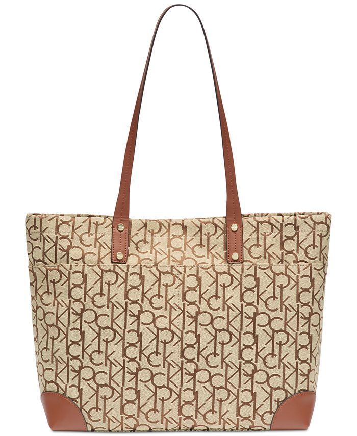 Calvin klein teodora tote new arrivals