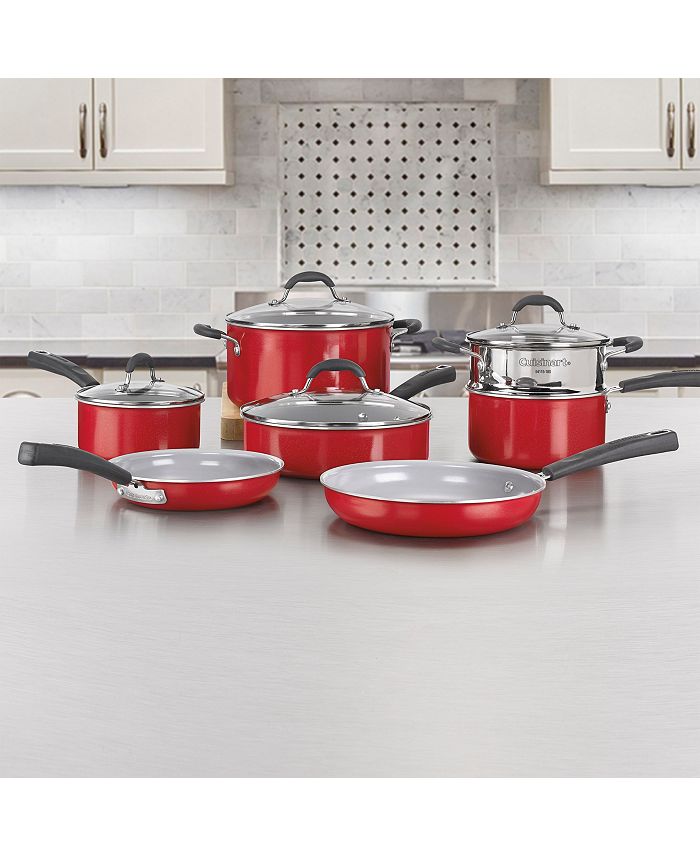 Cuisinart Advantage Ceramica Xt Non-Stick 11 Piece Cookware Set & Reviews - Cookware Sets - Macy's